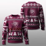 Texas A&M Aggies 2025 Christmas Personalized Ugly Sweater