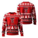Texas Tech Red Raiders Custom Ugly Christmas Sweater 2025