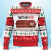 The Big Bang Theory That's My Spot Ugly Christmas Sweater