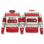 The Big Bang Theory That's My Spot Ugly Christmas Sweater