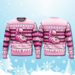 The Cheshire Cat Pink Ugly Christmas Sweater