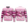 The Cheshire Cat Pink Ugly Christmas Sweater 3