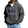 Toronto Blue Jays Quarter Zip Waffle Hoodie 2025 2