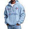 Toronto Blue Jays Quarter Zip Waffle Hoodie 2025 3