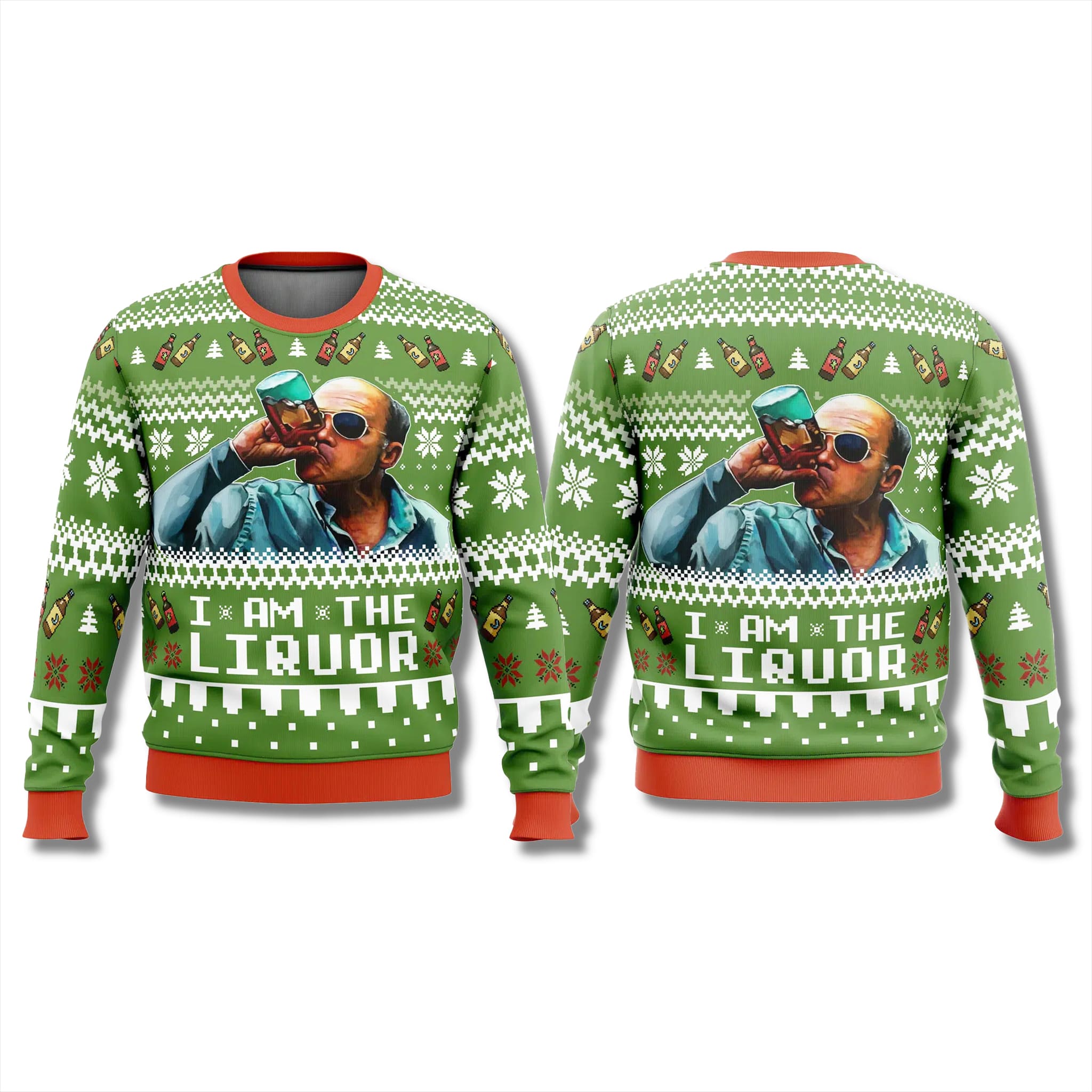 Trailer Park Boys Bubbles I Am The Liquor Christmas Ugly Sweater 2 Trailer Park Boys Bubbles I Am The Liquor Christmas Ugly Sweater 3
