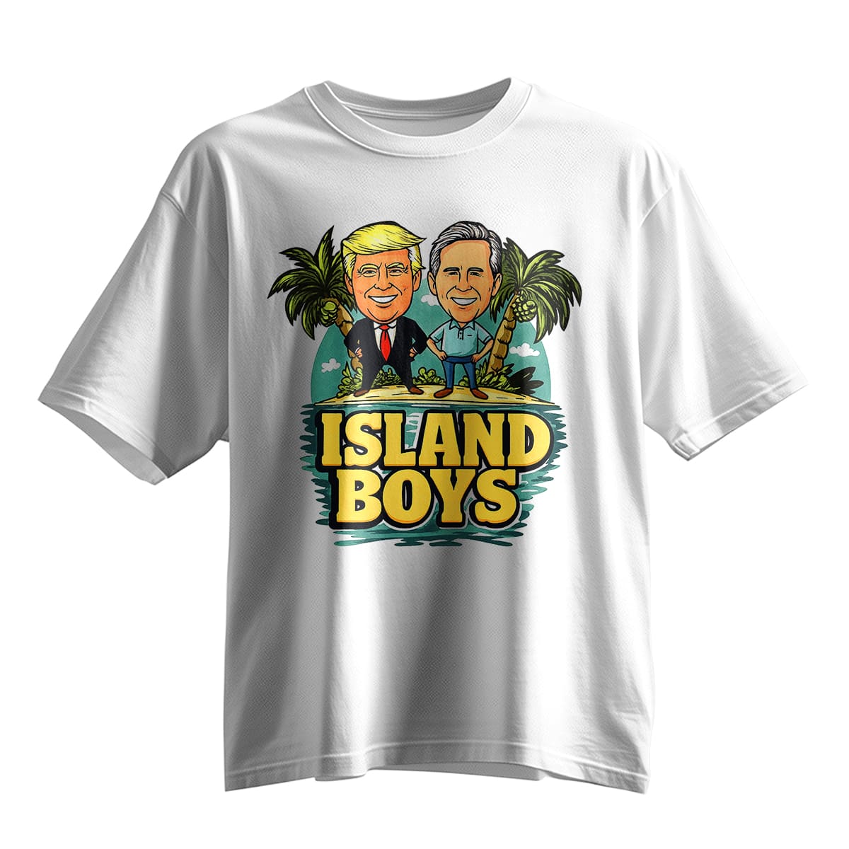 Trump Newsom Island Boys Shirt 7 Trump Newsom Island Boys Shirt 7