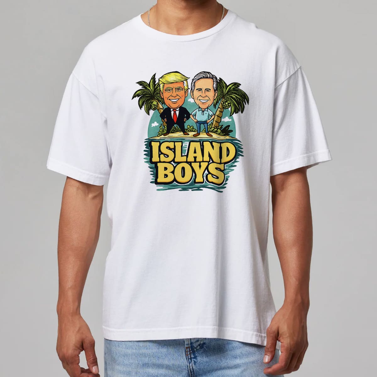 Trump Newsom Island Boys Shirt 4 Trump Newsom Island Boys Shirt 8