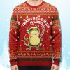 Twas The Cookies Mlord Frog Ugly Christmas Sweater