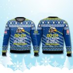 US Navy DD-214 It's A Veteran Thing Ugly Christmas Sweater