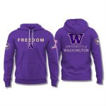 University of Washington x Charlie Kirk Freedom Hoodie