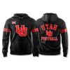 Utah Utes Black Throwbacks Hoodie 2025