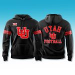 Utah Utes Black Throwbacks Hoodie 2025