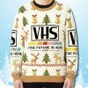VHS The Future Is Here 1976 Ugly Christmas Sweater 3 VHS The Future Is Here 1976 Ugly Christmas Sweater