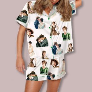 Pride And Prejudice Silky Satin Pajama Set 2