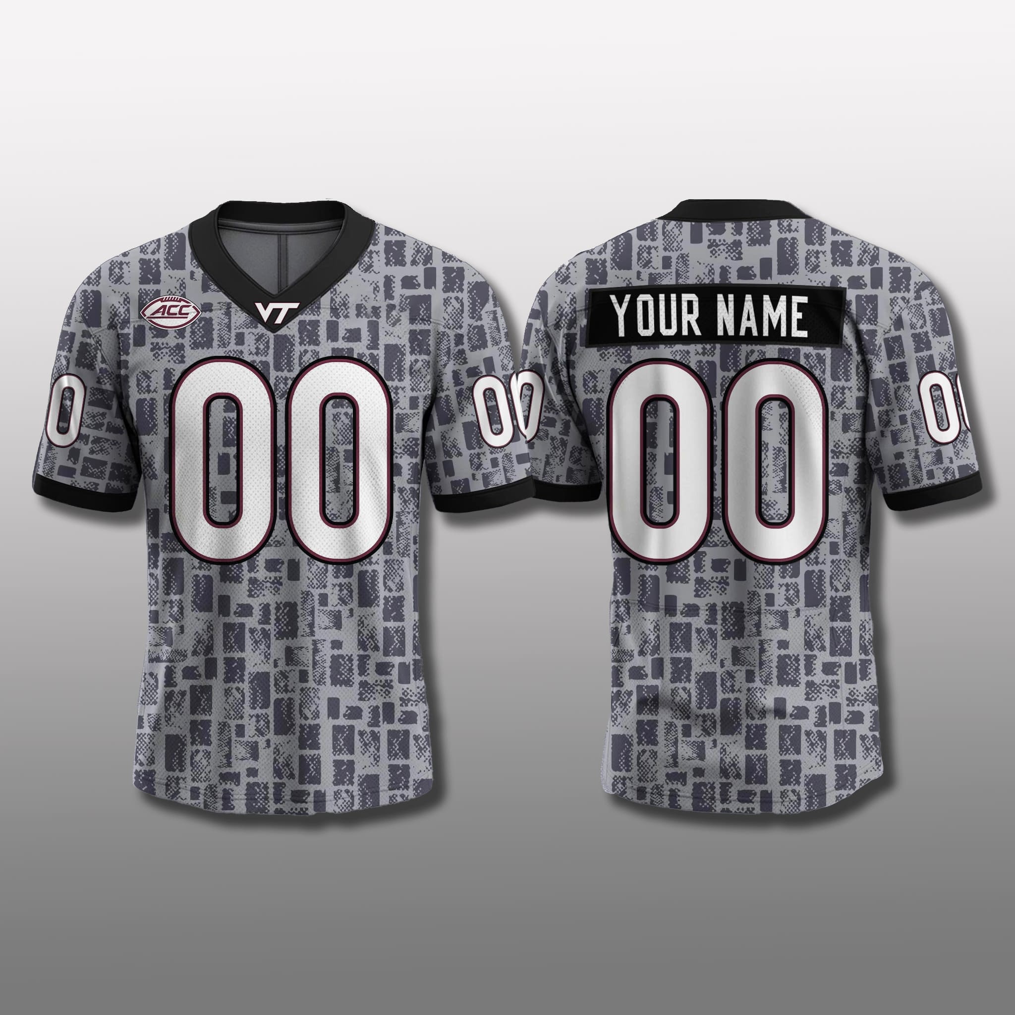 Virginia Tech Football Hokies Stone Camo Jersey 2025 Virginia Tech Football Hokies Stone Camo Jersey 2025
