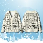Library Card Book Lovers Cardigan Sweater
