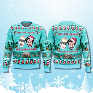 Keep The Change Your Filthy Animal Home Alone Christmas Ugly Sweater 2