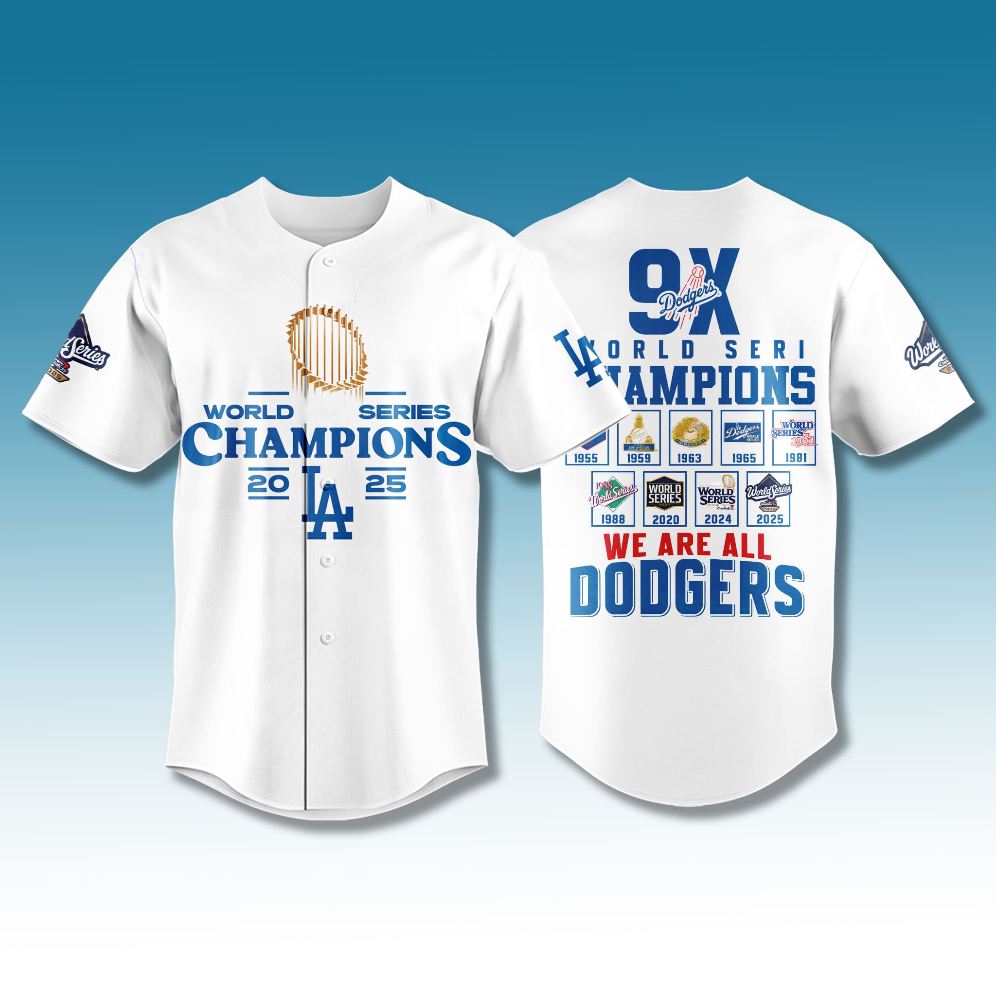 We Are Dodgers 9x World Champions Jersey 2 We Are Dodgers 9x World Champions Jersey 22