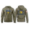 West Virginia Mountaineers 2025 Military Appreciation Hoodie 2
