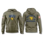 West Virginia Mountaineers 2025 Military Appreciation Hoodie