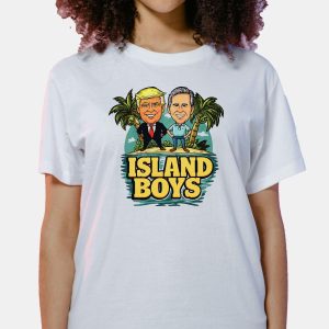 Trump Newsom Island Boys Shirt 3
