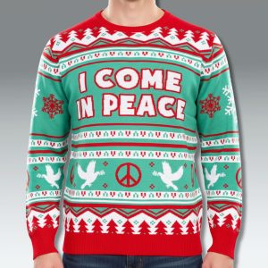 I Come In Peace Christmas Sweater 1