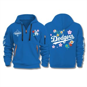Dodgers x Takashi Murakami 2025 World Series Champions Quarter Zip Hoodie