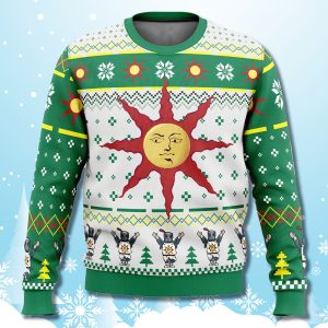 Warrior of Sunlight Dark Souls Ugly Christmas Sweater 2