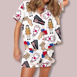 Squid Games Silky Satin Pajama Set 2