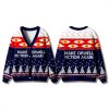 Make Fiction Orwell Again Christmas Cardigan Sweater 4 Make Fiction Orwell Again Christmas Cardigan Sweater 3