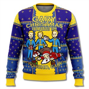 Fallout Gary Santa Meme Ugly Christmas Sweater 2