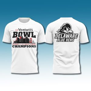 Delaware Blue Hens 68 Ventures Bowl Champions Shirt 2025 1