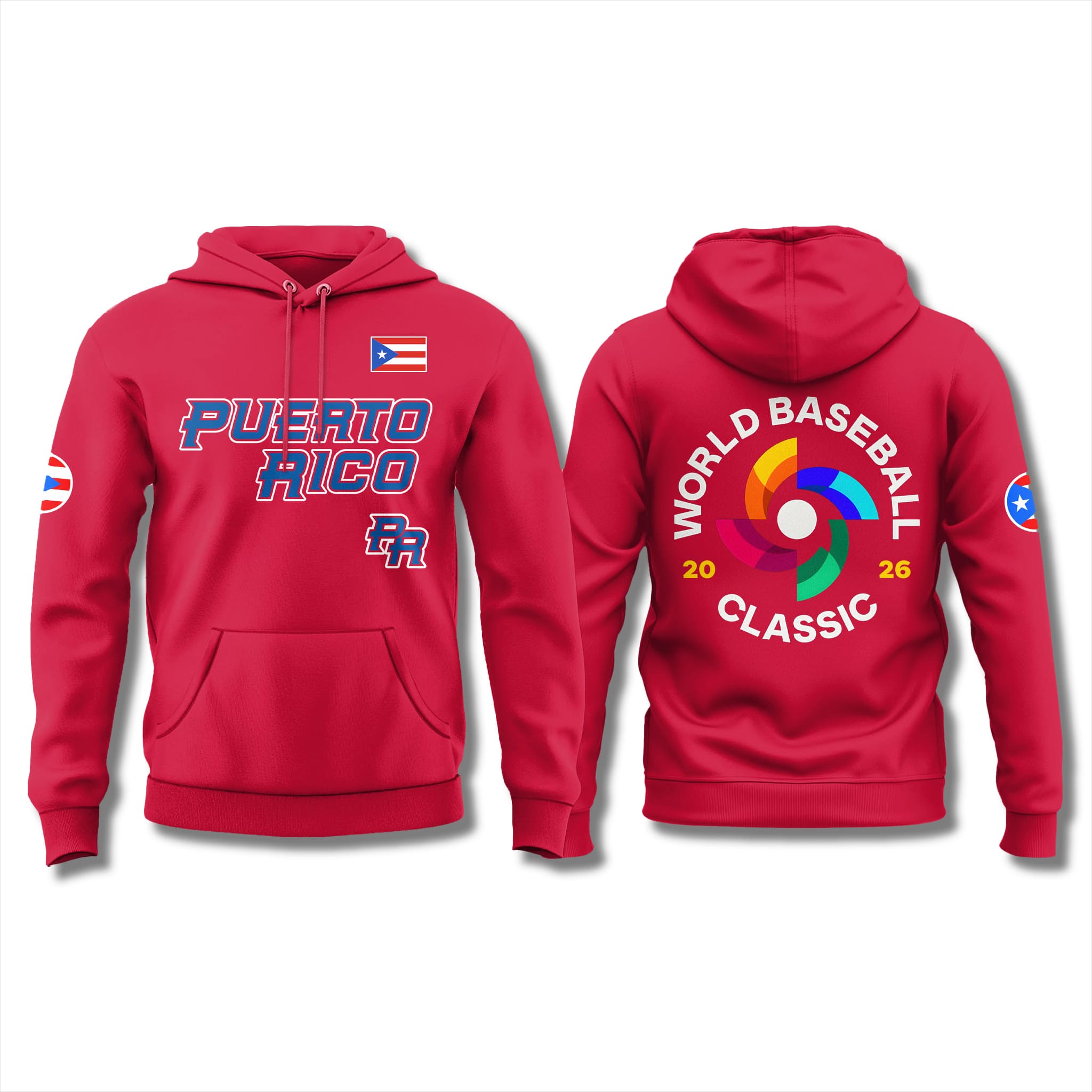 2026 World Baseball Classic Puerto Rico Hoodie 2026 World Baseball Classic Puerto Rico Hoodie