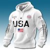 250 Years of American Dreams Patriotic Waffle Hoodie