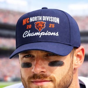 Chicago Bears NFC North Champions 2025 Hat 1