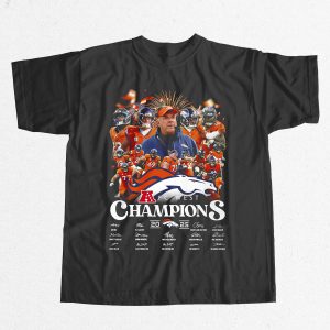 AFC West Champions 2025 Broncos Team Shirt 4