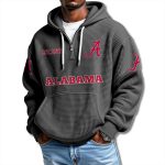 Alabama Crimson Tide Waffle Quarter Zip Hoodie 2025