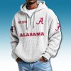 Alabama Crimson Tide Waffle Quarter Zip Hoodie 2025 2