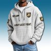 Army Black Knights EST 1890 Waffle Quarter Zip Hoodie 2