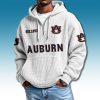 Auburn Tigers Waffle Quarter Zip Hoodie 2025 3