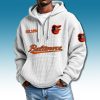 Baltimore Orioles EST 1894 Waffle Quarter Zip Hoodie 5 Baltimore Orioles EST 1894 Waffle Quarter Zip Hoodie 3