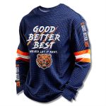 Bears Good Better Best Never Let It Rest Waffle Sweater