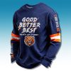 Bears Good Better Best Never Let It Rest Waffle Sweater