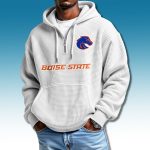 Boise State Broncos Waffle Quarter Zip Hoodie 2025