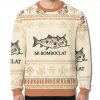 Bomboclat Fish Meme Christmas Ugly Sweater 1