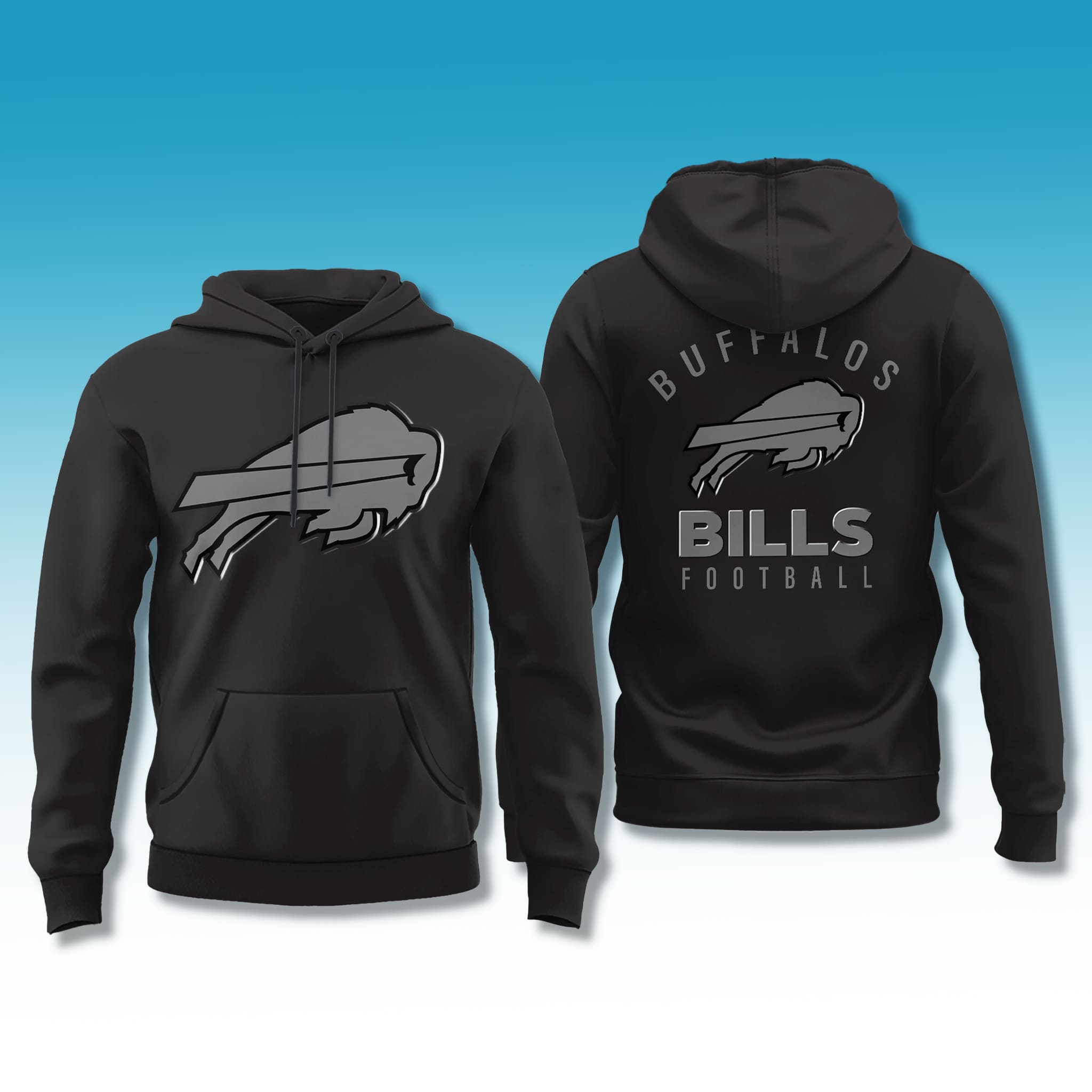 Buffalo Bills 2026 Back In Black Hoodie Hoodie Buffalo Bills 2026 Back In Black Hoodie Hoodie