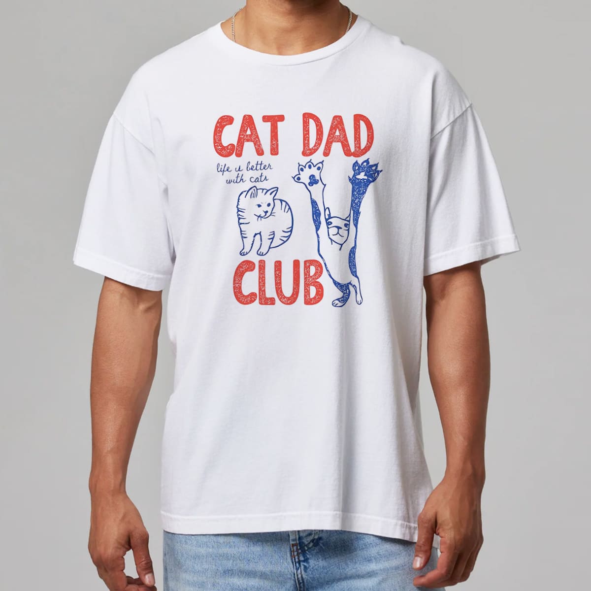 Cat Dad Club T-Shirt 4 Cat Dad Club T Shirt 7