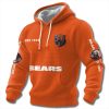 Chicago Bear Down EST 1919 Waffle Hoodie 1