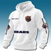 Chicago Bear Down EST 1919 Waffle Hoodie