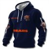 Chicago Bear Down EST 1919 Waffle Hoodie 2
